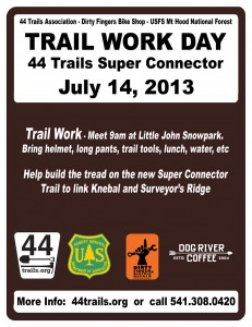 July 14 Trail Work Poster