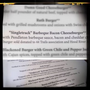 Singletrack Burger