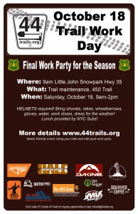 October 18 work party