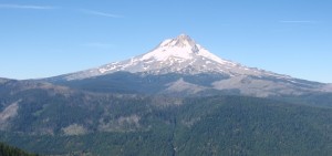 view of mt hood from cooks meadow extension trail