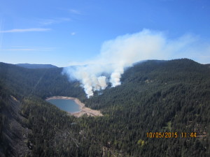 Badger Lake fire mt hood