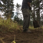 single track trail construction