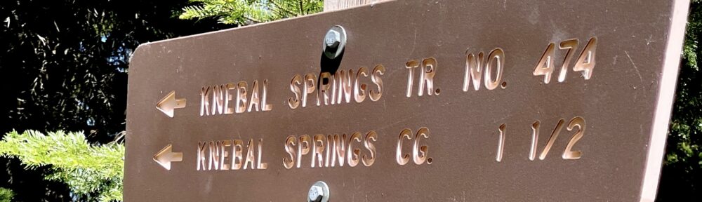 44 trails kneel springs trail sign
