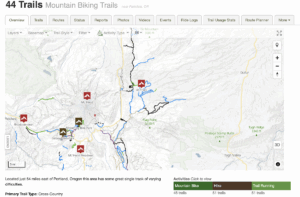 trail forks 44 trails map