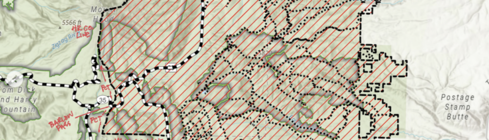 44 trails fire closure map